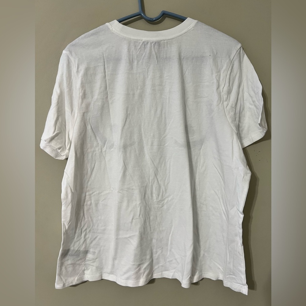 Forever 21 plus size 0X breast graphic knit t-shirt short sleeve crew neck boobs - Picture 4 of 12